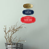 Victorian Please Keep Door Open Wall or Door Sign