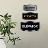 Signs ByLITA Fancy Elevator Sign