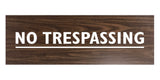 Signs ByLITA Basic No Trespassing Sign