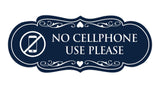 Signs ByLITA Designer No Cellphone Use please Sign
