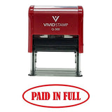 Paid In Full Self-Inking Office Rubber Stamp
