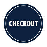 Signs ByLITA Circle Checkout Sign