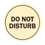 Signs ByLITA Circle Do Not Disturb Sign