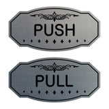Victorian Push Pull Sign Set