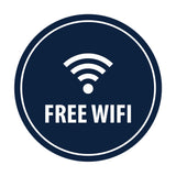 Signs ByLITA Circle Free WiFi Sign