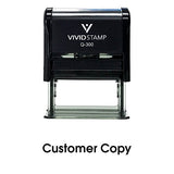 Customer Copy Self Inking Rubber Stamp