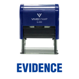 EVIDENCE Self Inking Rubber Stamp