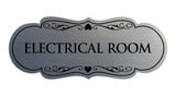 Signs ByLITA Designer Electrical Room Sign