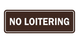 Signs ByLITA Standard No Loitering Sign