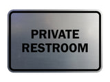 Signs ByLITA Classic Framed Private Restroom Sign