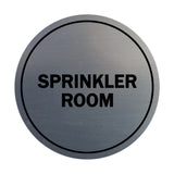 Signs ByLITA Circle Sprinkler Room Sign