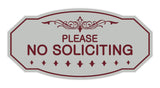 Signs ByLITA Victorian Please No Soliciting Sign