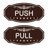 Victorian Push Pull Sign Set