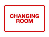 Signs ByLITA Classic Changing Room Sign