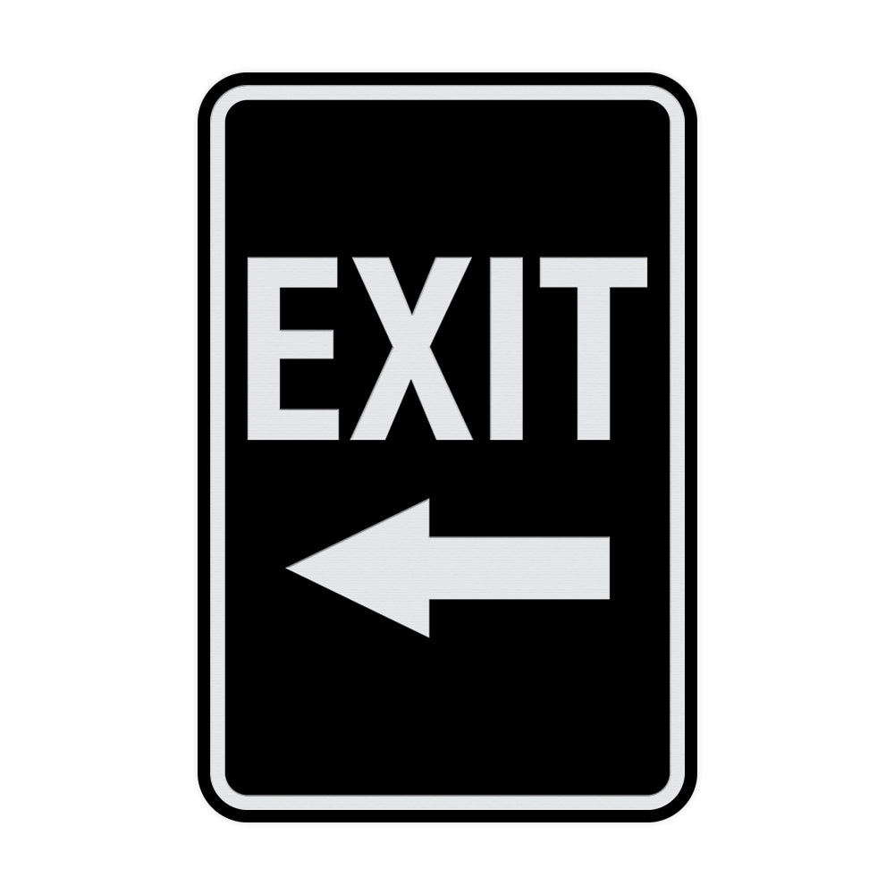 Portrait Round Exit Left Arrow Sign – All Quality portrait-round-exit-left-arrow-sign-all-quality