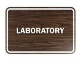 Signs ByLITA Classic Framed Laboratory Sign