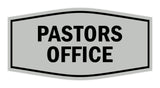 Signs ByLITA Fancy Pastors Office Sign with Adhesive Tape, Mounts On Any Surface, Weather Resistant, Indoor/Outdoor Use