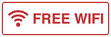 Signs ByLITA Standard Free WiFi Sign