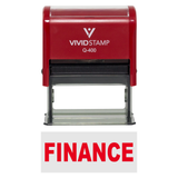 Finance Self-Inking Office Rubber Stamp