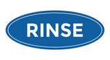 Oval Rinse Sign