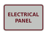 Signs ByLITA Classic Framed Electrical Panel Sign