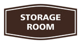 Dark Brown Signs ByLITA Fancy Storage Room Sign