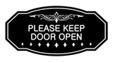 Victorian Please Keep Door Open Wall or Door Sign