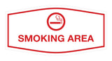 Signs ByLITA Fancy Smoking Area Sign