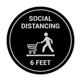 Signs ByLITA Circle Social Distancing Sign