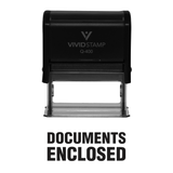 Documents Enclosed Self Inking Rubber Stamp