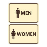 Signs ByLITA Classic Framed Men Women Sign Set
