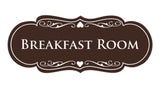 Signs ByLITA Designer Breakfast Room Sign