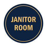 Signs ByLITA Circle Janitor Room Sign