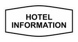 Signs ByLITA Fancy Hotel Information Sign