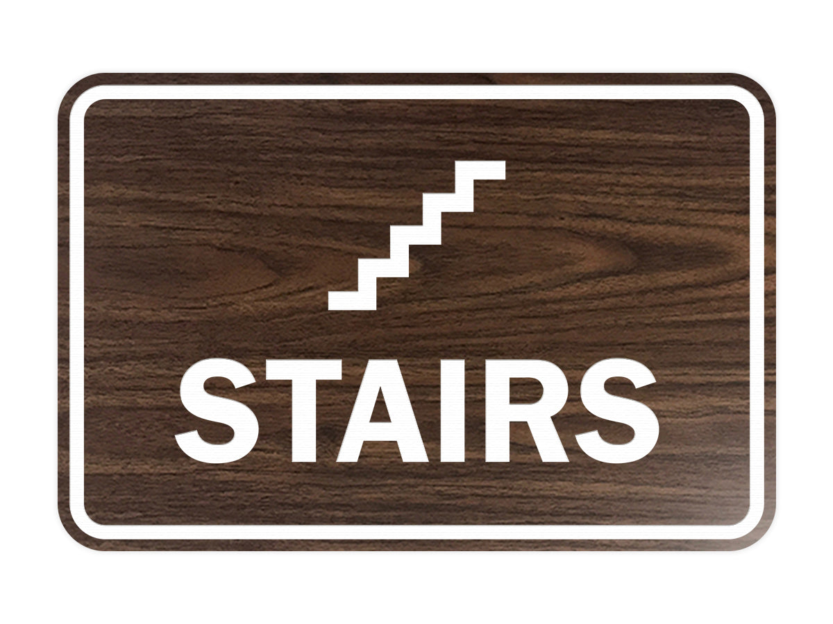Signs ByLITA Classic Framed Stairs Sign