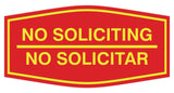Signs ByLITA Fancy No Soliciting No Solicitar Sign