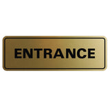 Standard ENTRANCE Door / Wall Sign