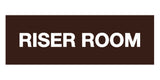 Signs ByLITA Basic Riser Room Sign
