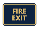 Signs ByLITA Classic Fire Exit Sign