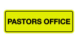 Signs ByLITA Standard Pastors Office Sign