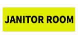 Signs ByLITA Basic Janitor Room Sign