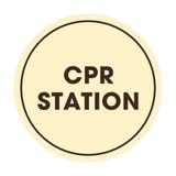 Signs ByLITA Circle CPR Station Sign