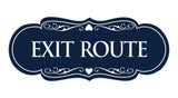 Signs ByLITA Designer Exit Route Sign