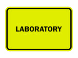 Signs ByLITA Classic Framed Laboratory Sign