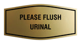 Fancy Please Flush Urinal Wall or Door Sign