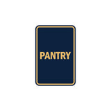 Portrait Round Pantry Sign