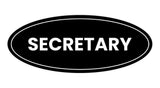 Signs ByLITA Oval Secretary Sign