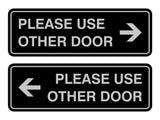 Signs ByLITA Standard Please Use Other Door Sign Set