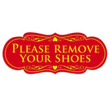 Designer PLEASE REMOVE YOUR SHOES Thank You Sign