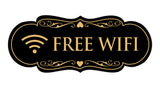 Signs ByLITA Designer Free Wifi Sign